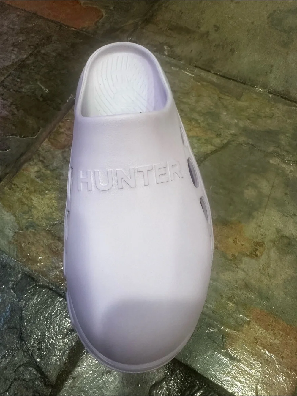 Hunter Lavendar Slip-On Clog
